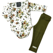 Komplet  bawełniany dla dziewczynki BODY + LEGGINSY - Star Kids